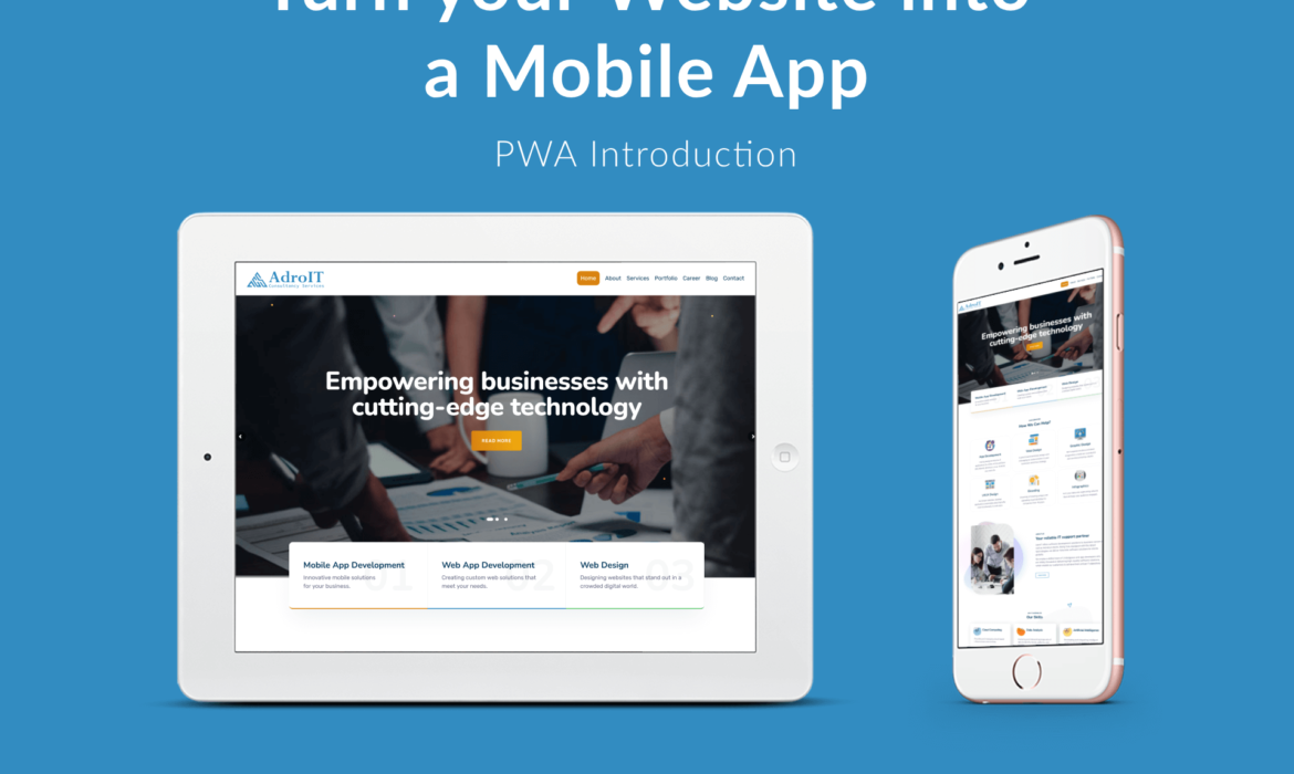 Website into a Mobile App